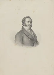 Retrato do compositor Gioachino Antonio Rossini 1792-1868, 1826.