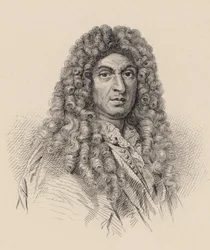 Retrato do compositor Jean-Baptiste Lully 1632-1687.