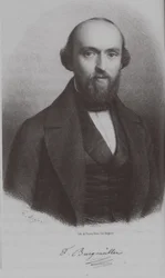 Retrato do compositor Johann Friedrich Franz Burgmüller 1806-1874, c. 1840
