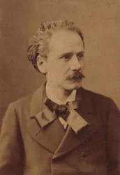Retrato do compositor Jules Massenet 1842-1912, ca 1885.