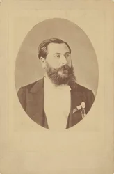 Retrato do compositor Léo Delibes 1836-1891, ca 1885.