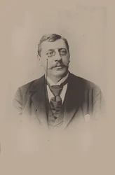 Retrato do maestro e compositor Felix Mottl 1856-1911.