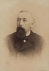 Retrato do libretista e compositor Franz Friedrich Richard Genée 1823-1895, c. 1880