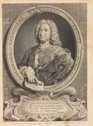 Retrato do matemático Johann Bernoulli 1667-1748, 1742.