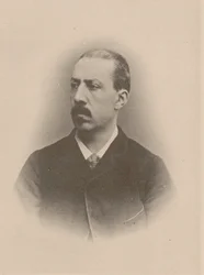 Retrato do organista e compositor Charles-Marie Widor 1844-1937, 1870-1875.