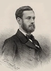 Retrato do organista e compositor Louis James Alfred Lefébure-Wely 1817-1869, 1855.