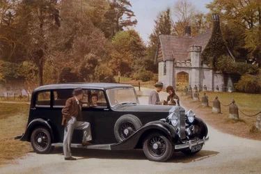 Cartaz publicitário de carros Rolls-Royce, 1939