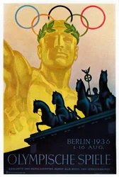 Cartaz para os Jogos Olímpicos de 1936, Berlim, 1936