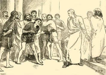 Póstumo no teatro de Tarentum, 1890.