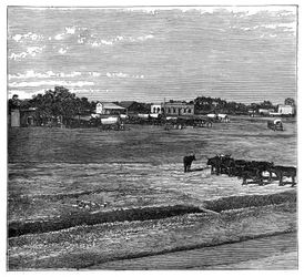 Potchefstroom, o Transvaal, África do Sul, c1890