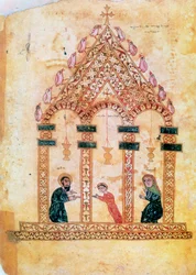 Apresentação de Jesus no templo, século XIII