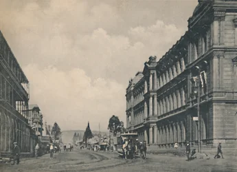 Pretória - Market Street, olhando para o sul, c1912.