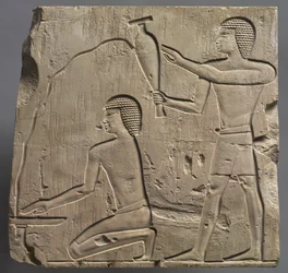 Sacerdotes realizando rituais fúnebres, c. 667-647 aC