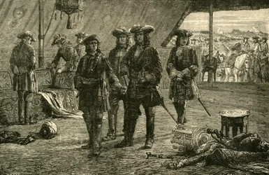 Príncipe Eugene após a vitória sobre os turcos em Belgrado, 1717, 1890.