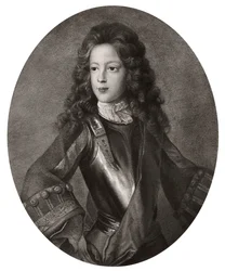 Príncipe James Francis Edward Stuart, o Velho Fingidor, c1700 1906