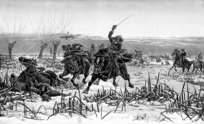 Príncipe Rupert na batalha de Edgehill, 1642 1887
