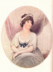 Princesa Amelia, 1783-1810, 1797. Filha mais nova do rei George III. 1906