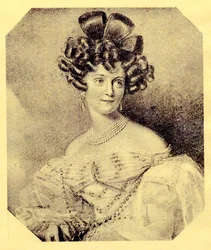 Princesa Carolyne para Sayn-Wittgenstein, née Iwanowska 1819-1887, 1840s