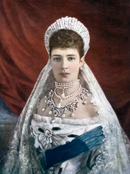 Princesa Marie Sophie Frederikke Dagmar, imperatriz viúva da Rússia, final do século XIX-início do século XX