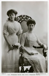 Princesa Maud e a princesa real, c1907-c1910