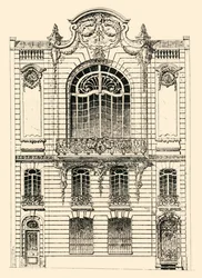 Casa particular em Paris, 1903.