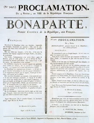 Proclamação de Napoleão como 1º cônsul, século XIX
