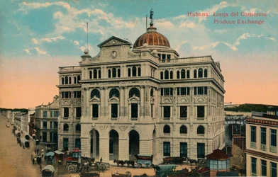 Troca de produtos, Havana, Cuba, c1916