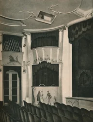 Caixas de Proscênio e Palco no Teatro Komodie, Berlim, c1926