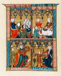 Prudência, Temperança, Fortitude e Justiça, 1290-1300