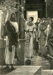 Psammetichus e o capacete de bronze, 1890.