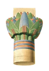 Capital ptolomaica, Edfu, Egito, 1928.