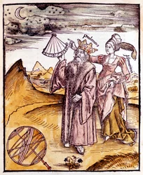 Ptolomeu, astrônomo e geógrafo alexandrino de grego, 1508