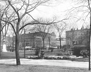 Public Square, Cleveland, Ohio, EUA, c1900.