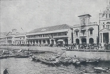 Cais em Singapura, 1924