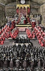 Rainha Elizabeth I no Parlamento, século XVI, c1902-1905