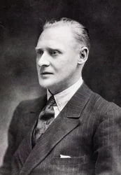R J Mitchell, designer de aviões inglês, c 1933