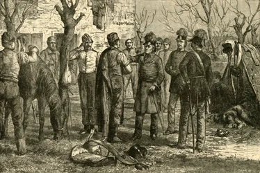 Radetsky após a vitória em Novara 1849, 1890.