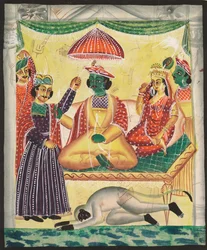 Rama e Sita, de 1800.