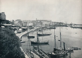 Ramsgate - o porto, 1895