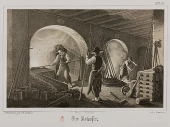 Processamento de Matérias-Primas, Metalurgia Forja de metais preciosos, Alemanha, c 1851