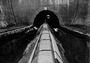 Pronto para começar a transportar um barco de canal, Londres, c1890 1903