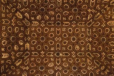 Real Alcazar de Sevilla - decoração do tecto Sevilha Espanha