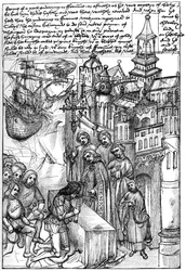 Recepção de Richard de Beauchamp, Conde de Warwick, século XV, 1893