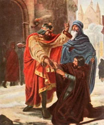 Reconciliação do rei Otto I com seu irmão Henrique, duque da Baviera, 1936.