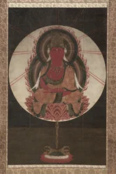 Amida vermelha, anos 1300.