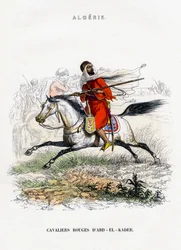Cavaleiros vermelhos de Abd-el-Kader, Argélia