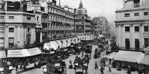 Regent Circus Oxford Circus, Londres, 1880, 1926-1927