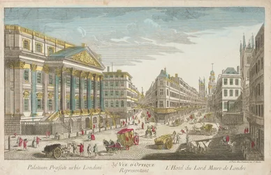 Residência do Lord Mayor de Londres, século XVIII.
