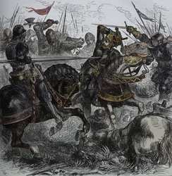 Ricardo III em Bosworth, 22 de agosto de 1485, c1880