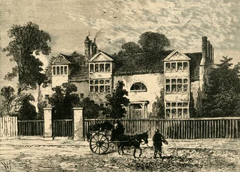 Casa de Richardsons em Parsons Green 1799, c1878.